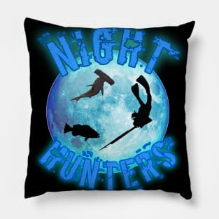 Spearfishing t-shirt designs Pillow