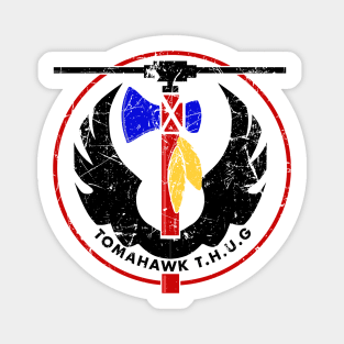 Tomahawk THUG Distressed Magnet