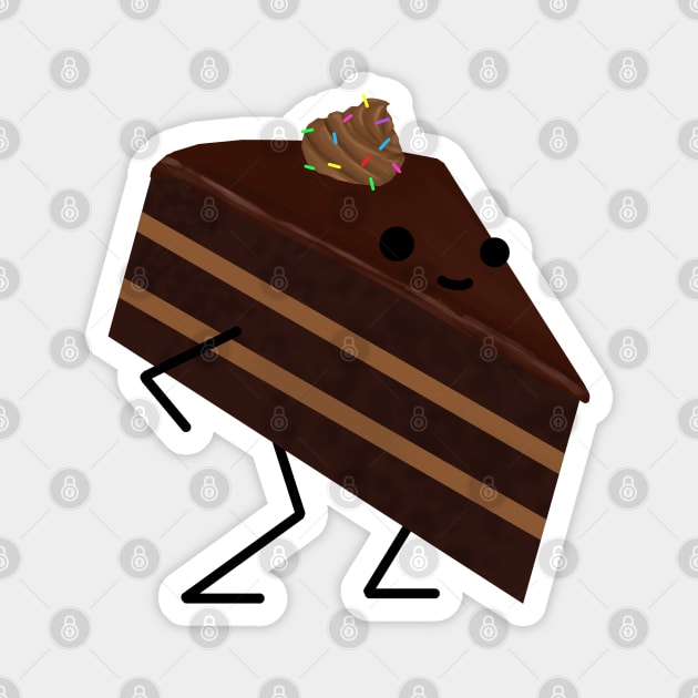 Choco cake dance Magnet by michelleachan