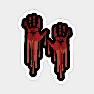 Bloody Hands Horror Magnet