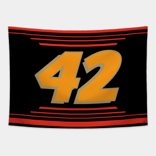 John Hunter Nemechek #42 2024 NASCAR Design Tapestry