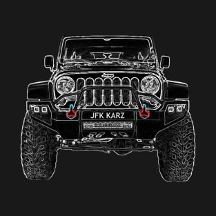 Rubicon Jeep 4x4 Front View T-Shirt