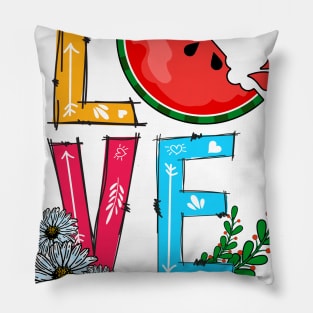 Love Mimi Life Grandma Tropical Fruit Watermelon Pillow