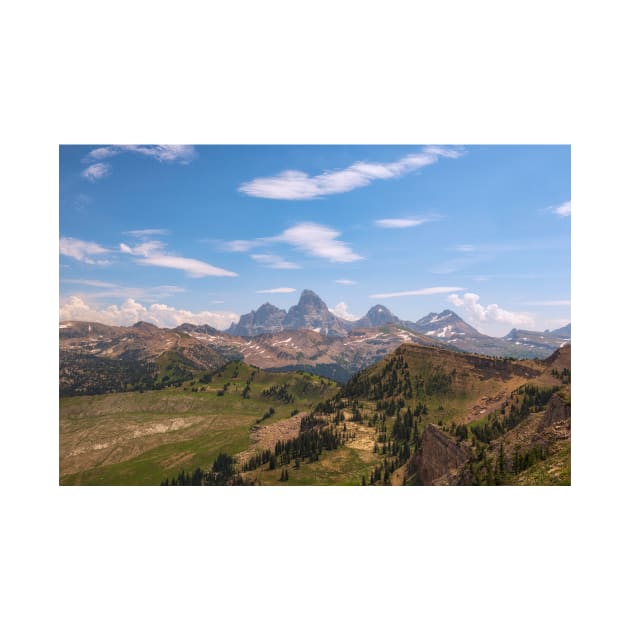 Summer Teton Views from Grand Targhee by StacyWhite