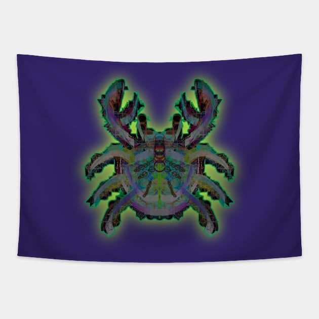 Cancer 1c Eggplant Tapestry by Boogie 72