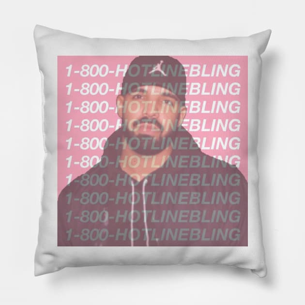 Drake Hotline Bling Pillow by fariskaram