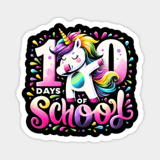 100 Days Of School Cute Unicorn Back To School Unicorn Magnet