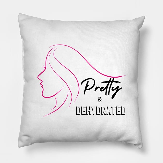 Pretty and Dehydrated Pillow by Colettesky