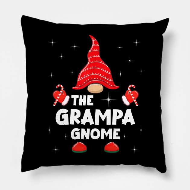 The Grampa Gnome Matching Family Christmas Pajama Pillow by Foatui