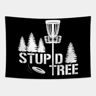 Stupid Tree Disc Golf Tapestry