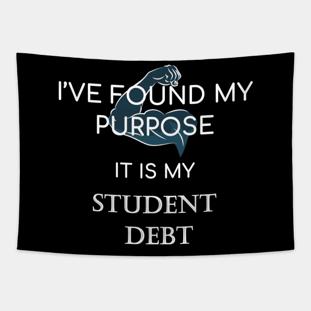 Student loan Tapestry by Yaman