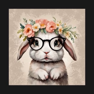 Baby Bunny Wearing Glasses T-Shirt