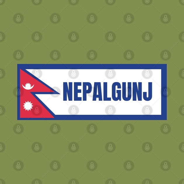 Nepalgunj City with Nepal Flag by aybe7elf