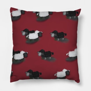 A field of Sheep Pillow