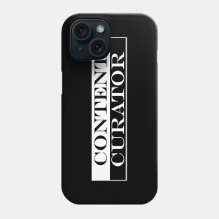 content curator Phone Case