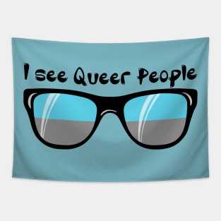 Autosexual Sunglasses - Queer People Tapestry