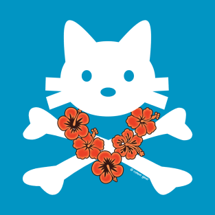 Kitty X-Bones Hawaii Lei T-Shirt