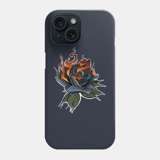 Flaming Rose Phone Case