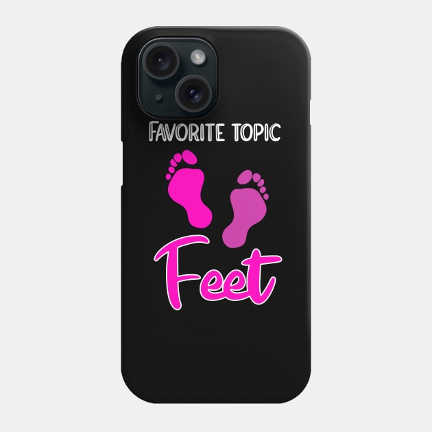 Foot care pedicure podiatrist nail salon gift Phone Case by Johnny_Sk3tch