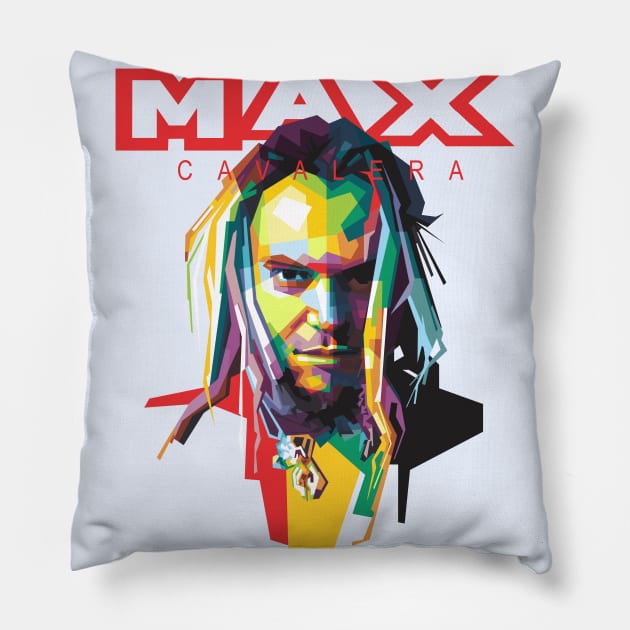 MAX CAVALERA Pillow by Alkahfsmart