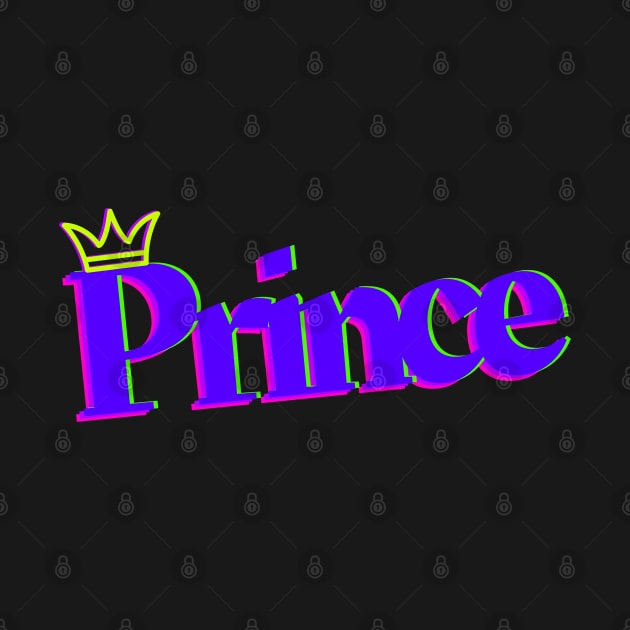 Neon Royal Family Group Series - Prince by Jazzamuffin Studio