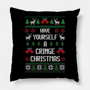 Have Yourself A Cringe Christmas - Festive Introvert Shirt Pillow