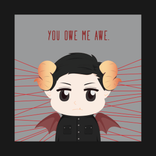 You owe me awe. T-Shirt