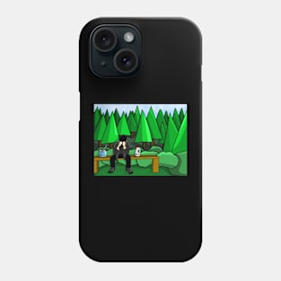 Zak in the woods Phone Case