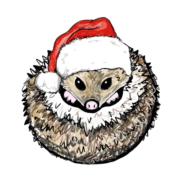 Christmas Hedgehog by drknice