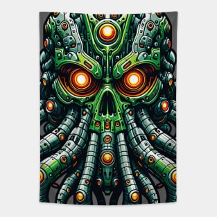 Biomech Cthulhu Overlord S01 D46 Tapestry