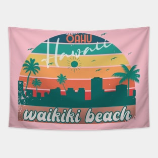 Waikiki Beach Tapestry