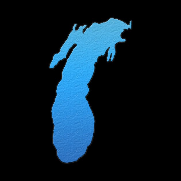 Lake Michigan Great Lakes Outline by gorff