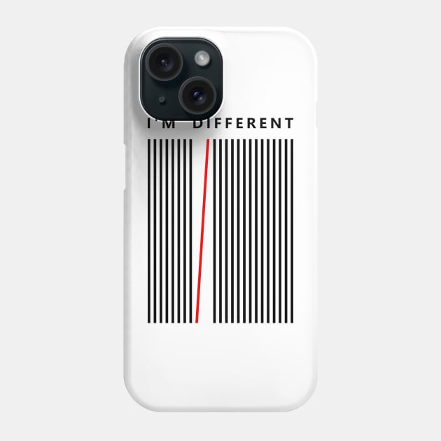 I'm different Phone Case by D3monic