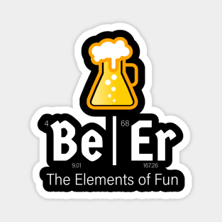 Funny Chemistry Beer Shirt Magnet