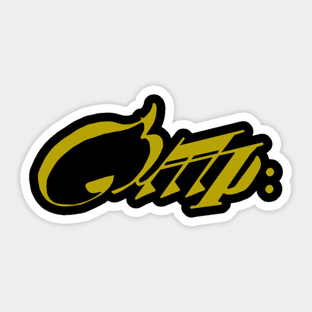 Ink Theory Logo Gold Splatoon Sticker Teepublic