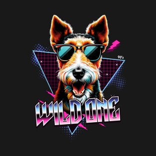 Wild One Fox Terrier Dog T-Shirt