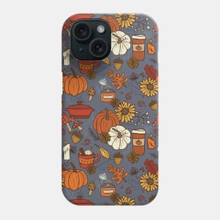 Cozy Fall Vibes Seamless Pattern Phone Case