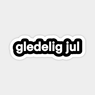 gledelig jul Magnet