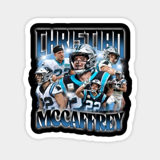 VINTAGE FOOTBALL CHRISTIAN MCCAFFERY BOOTLEG Magnet