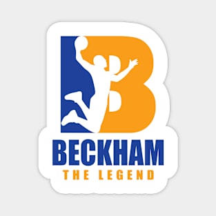 Beckham Custom Player Basketball Your Name The Legend Magnet