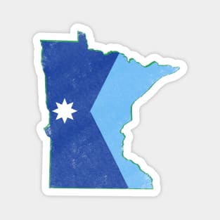 Minnesota state flag Magnet