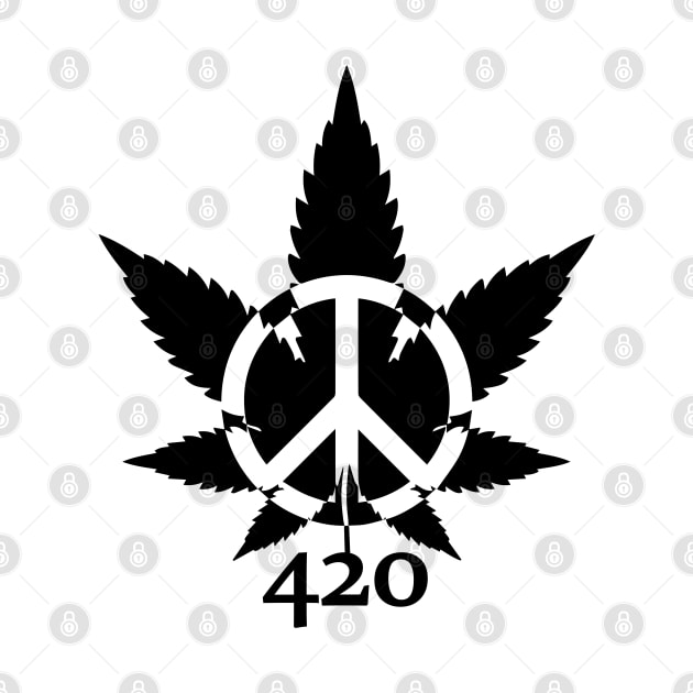 420 Peace Leaf by defytees