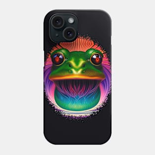 Froggy Animal Spirit (23) - Trippy Psychedelic Frog Phone Case