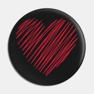 Red Heart Pin