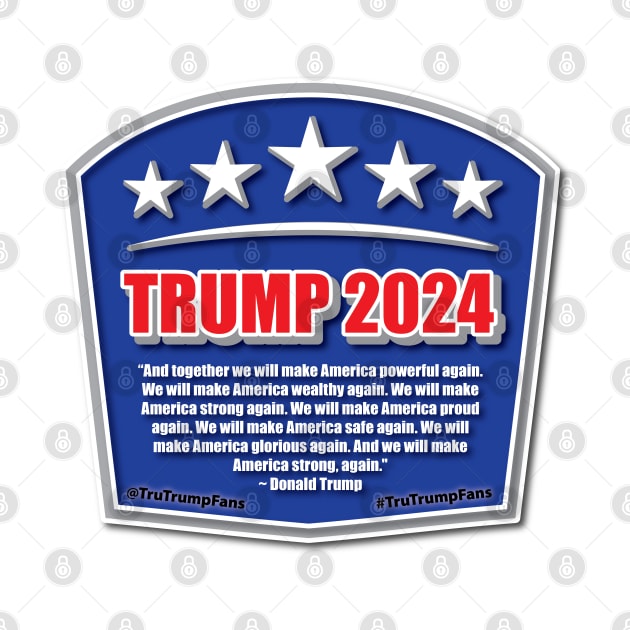 Trump 2024 by Rego's Graphic Design