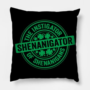 Shenanigator Green Pillow