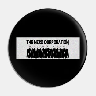 Nerd Corp Suits Pin