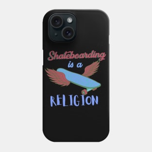 Retro Skateboarding is a Religion Phone Case