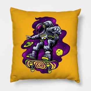 Skater Astronaut Pillow