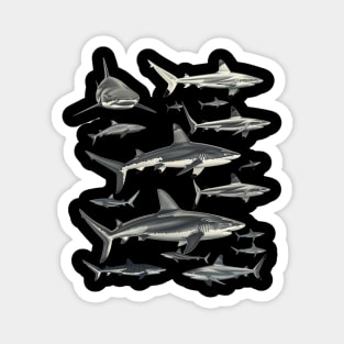 Shark Leaping Legends Magnet